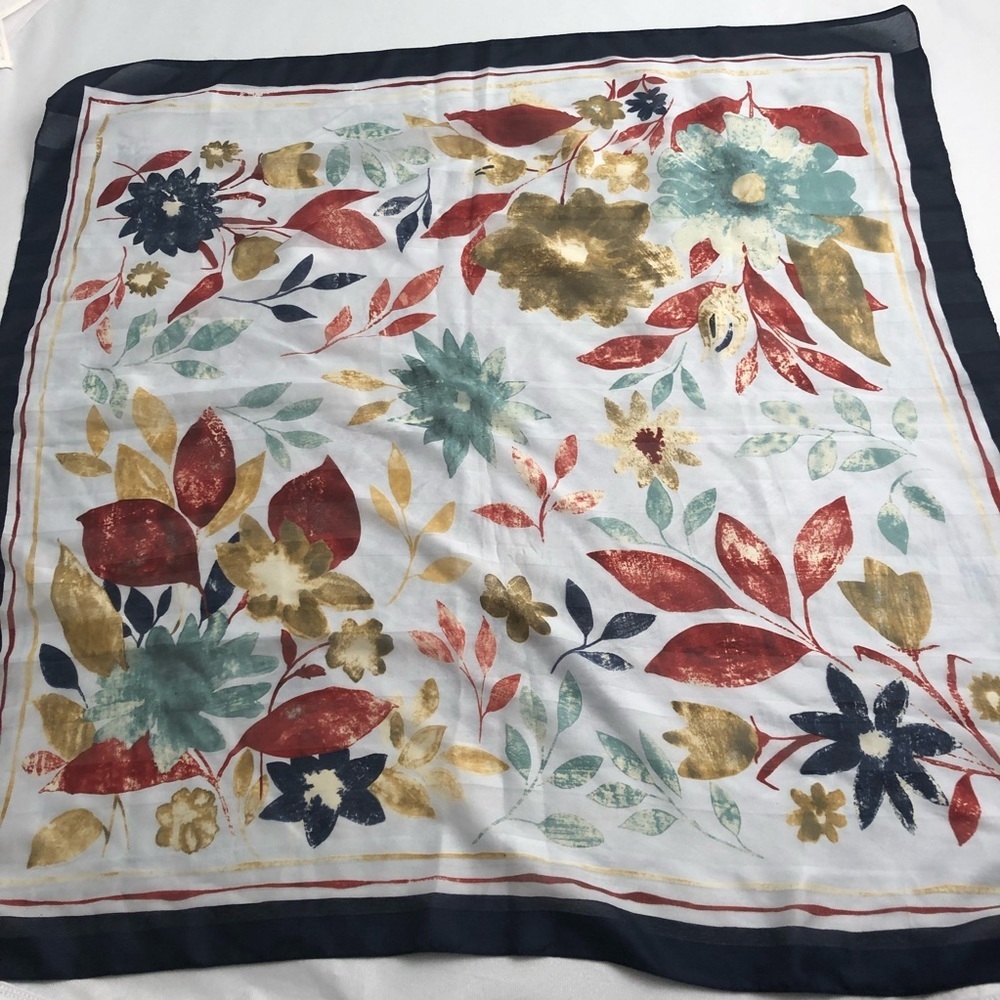 Ray Strauss multicolor floral scarf
